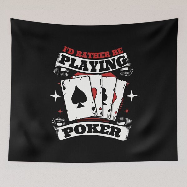 Item preview, Rather Be Playing Poker Texas Holdem Poker Hands Poker designed and sold by LorraineRita.