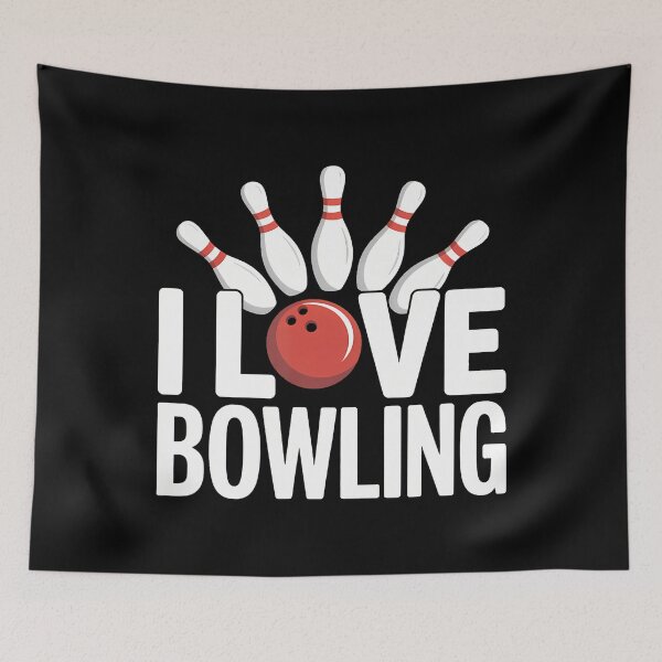 Artikelvorschau, Ich liebe Bowling! Enthusiastischer Spaß mit Pins! entworfen und verkauft von RubySandy.