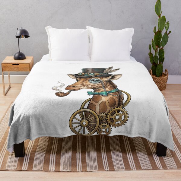 Item preview, Steampunk Giraffe With Top Hat And Gears designed and sold by elderberry.
