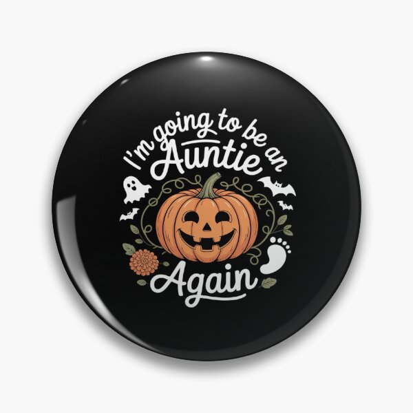 Item preview, I'm Going to Be an Auntie Again Baby Announcement Halloween designed and sold by TechnicalSara.