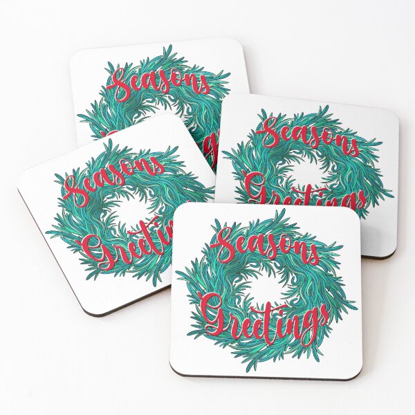 Item preview, Seasons greetings Green wreath mandala designed and sold by DaveDanchuk.