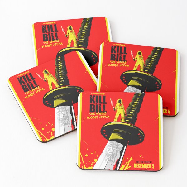 Item preview, Kill Bill Aesthetic Design Poster - blood red designed and sold by Studio RTN.