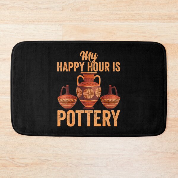 Item preview, Clay Pottery My Happy Hour Is Pottery Ceramics Artist designed and sold by SarahLorri.