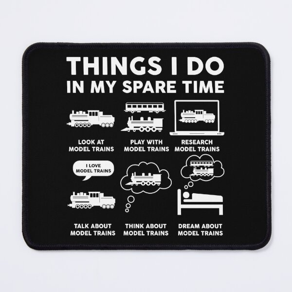 Item preview, Things I Do In My Spare Time Train designed and sold by LounisArt.