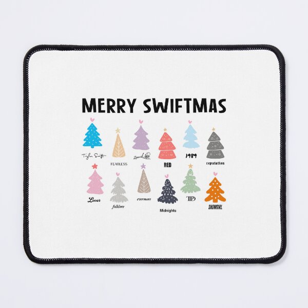 Item preview, Merry Swiftmas Christmas Tree The Eras Tour Song Lyric Holiday Xmas Hoodie designed and sold by LeoAnku.