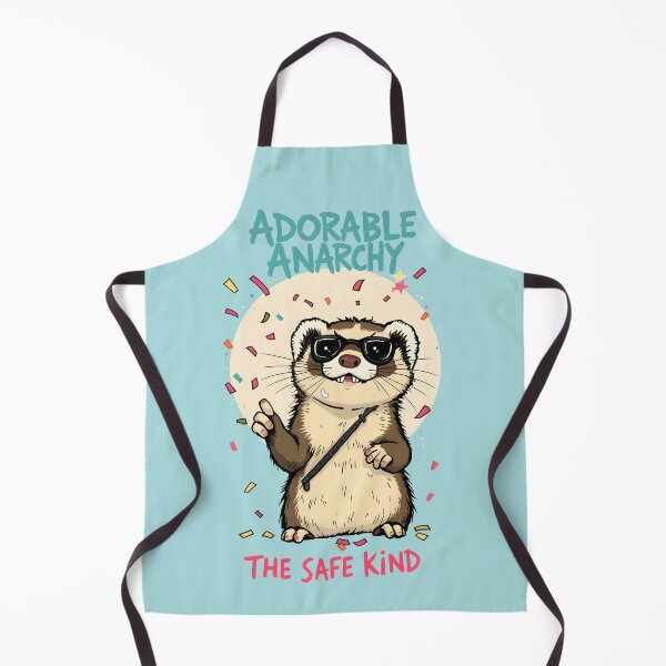 Item preview, Adorable Anarchy – Cute Punk Ferret Illustration | Fun Kids Punk Design designed and sold by Amplify-n-Co.