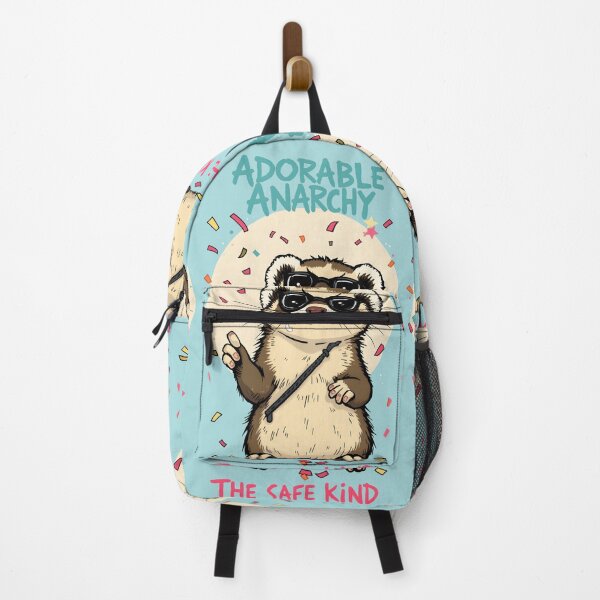 Item preview, Adorable Anarchy – Cute Punk Ferret Illustration | Fun Kids Punk Design designed and sold by Amplify-n-Co.