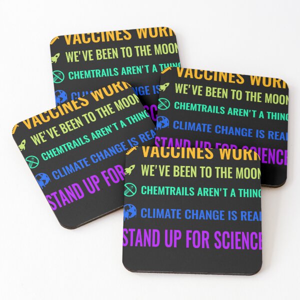 Item preview, Earth-Is-Not-Flat-Vaccines-Work-We'Ve-Been-To-The-Moon-Chemtrails-Aren'T-A-Thing-Climate-Change-Is-Real-Stand-Up-For-Science designed and sold by EddyBikicv.