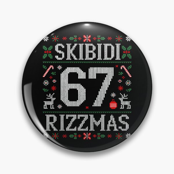 Item preview, Skibidi Six Seven 67 Rizzmas Funny Christmas 2025  designed and sold by w1ckerman.