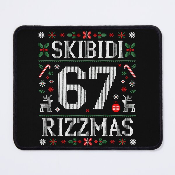 Item preview, Skibidi Six Seven 67 Rizzmas Funny Christmas 2025 designed and sold by w1ckerman.