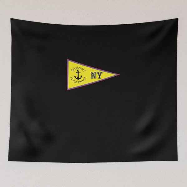 Item preview, Eastport-Long-Island-New-York-Anchor-Nautical-Flag-Pennant-Ocean-Beach-Surfing-Surf-Yacht-Yachting-Boat designed and sold by DenisSadic.