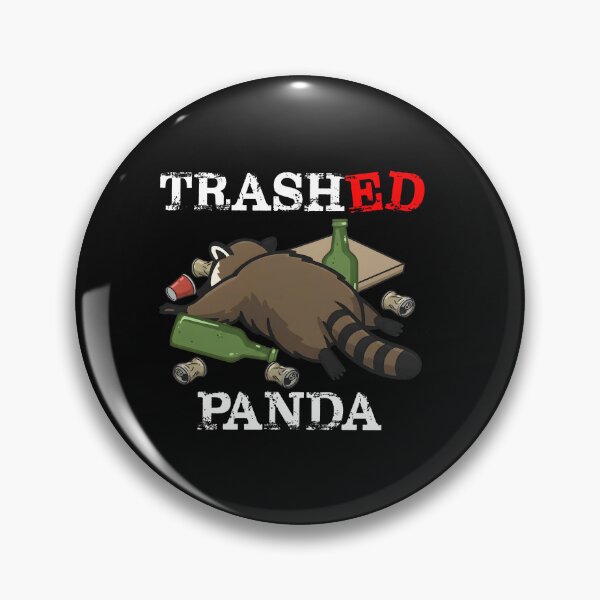 Item preview, Trashed Panda Funny Raccoon Meme  Trash Panda Humor Gift Cute Drunk Raccoon Joke Graphic designed and sold by LeoAnku.