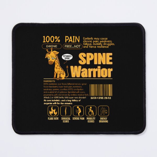 Item preview, Spine Warrior Tethered Spinal Cord Syndrome Tsc Giraffe designed and sold by SarahLorri.