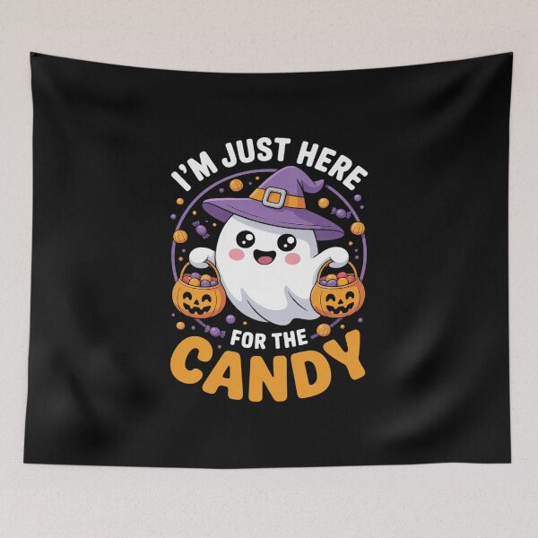 Item preview, I'm Just Here For The Candy Cute Halloween designed and sold by TechnicalSara.