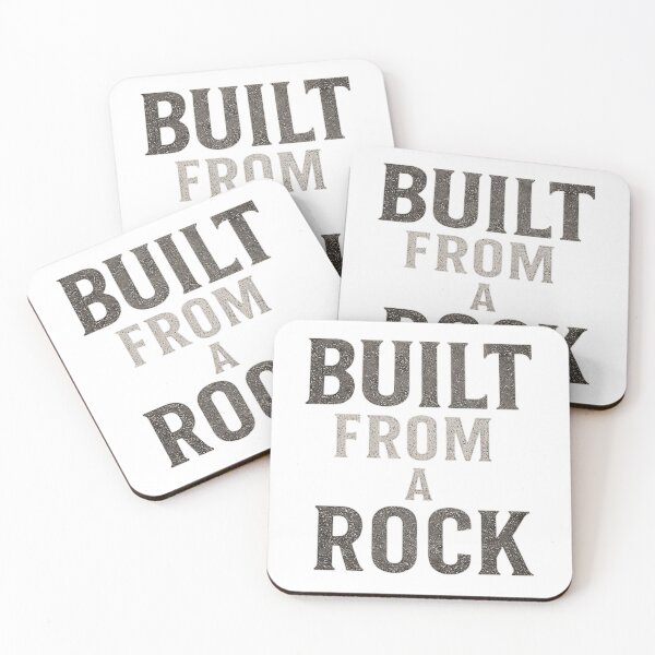 Item preview, Built From a Rock – Strong Vintage Typography designed and sold by DuncanMaxStar .