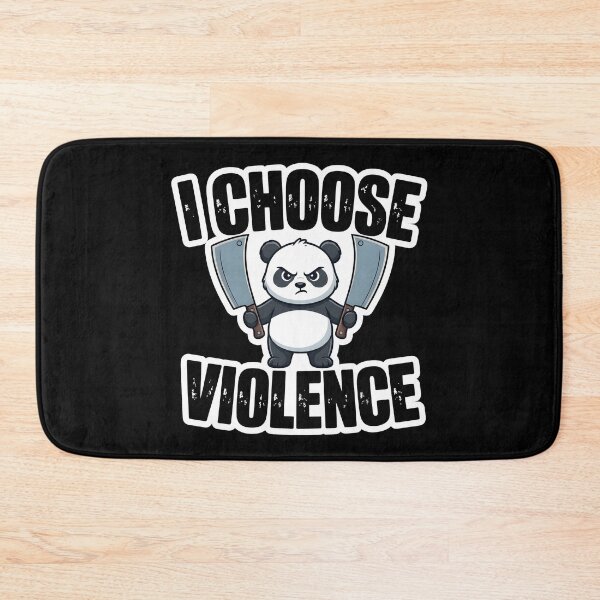 Item preview, Angry Panda I Choose Violence Design designed and sold by ZuToMi.