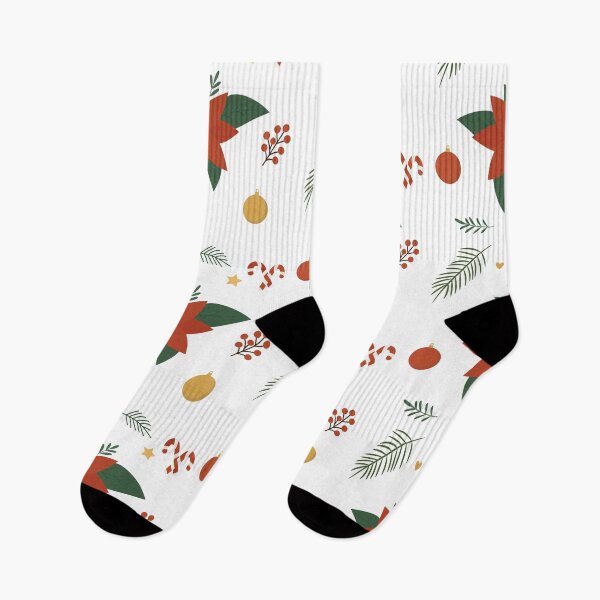 Item preview, A pattern of Christmas compositions with poinsettias and spruce branches. designed and sold by Natalia4321.