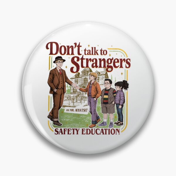 Item preview, Don't Talk To Strangers, Funny St5 Movie, Mr. Whatsit Strange, Safety Education designed and sold by LeonieAbbott.