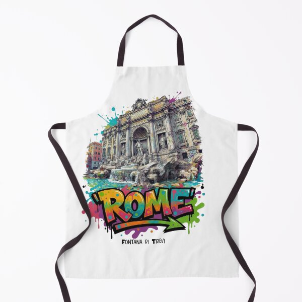 Item preview, Trevi Fountain – Rome's baroque sea of stone - Vibrant Graffiti Design designed and sold by Earth Celebration Designs.