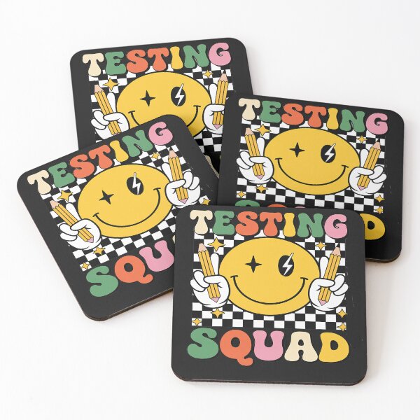 Item preview, Groovy Testing Squad Smile Face Test Day Teacher Student designed and sold by BlueCreator-inc.