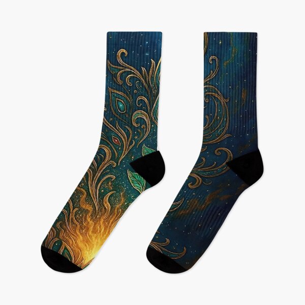 Item preview, Celestial Bloom of the Crescent Moon” designed and sold by 2025dav.