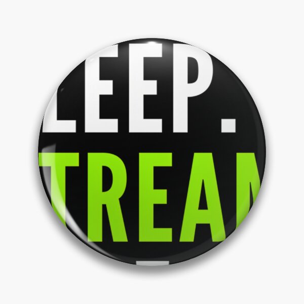 Item preview, Eat-Sleep-Stream-Repeat designed and sold by MelinaAlic.