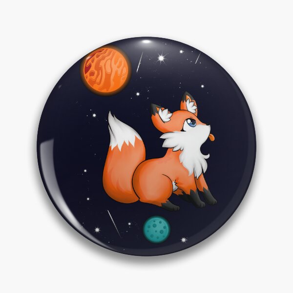 Item preview, space stars with fox classic  designed and sold by anandsiva2703.