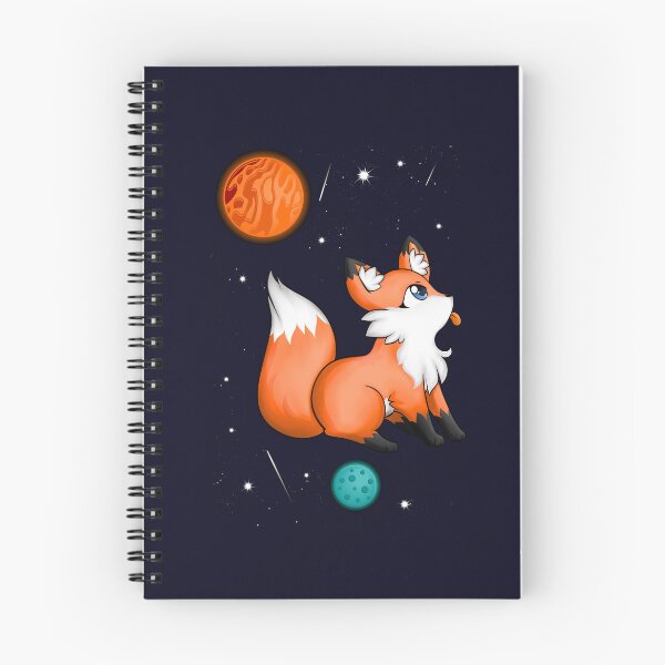 Item preview, space stars with fox classic  designed and sold by anandsiva2703.