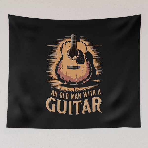 Item preview, Old Man Guitar Guitarist And Guitar Lover Musician designed and sold by LorraineRita.