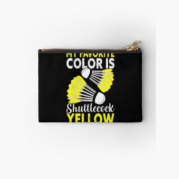 Item preview, My Favorite Color Is Shuttlecock Yellow Funny Badminton designed and sold by RebeccaCelia.