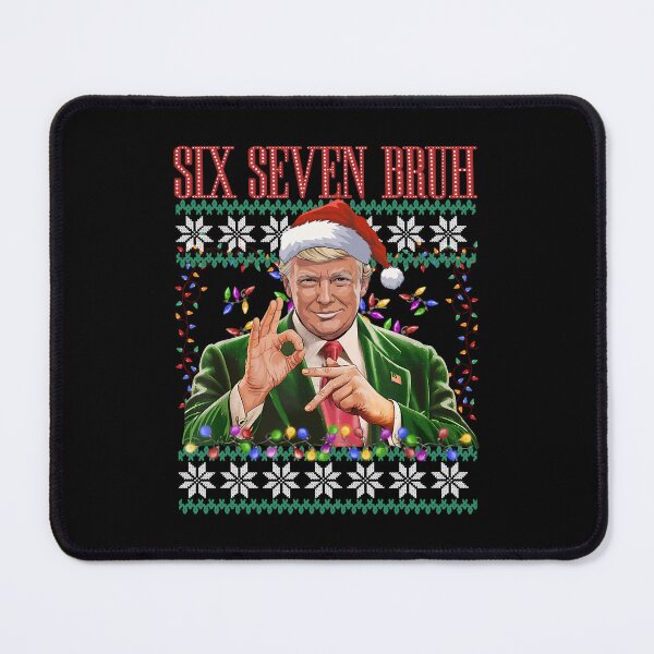 Item preview, Sixty Seven Bruh Trump Funny Festive Winter Scene designed and sold by ajifujpost.