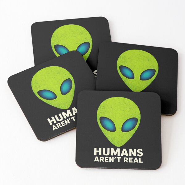 Item preview, Alien Funny Humans Aren T Real Cute Ufo designed and sold by SarahLorri.