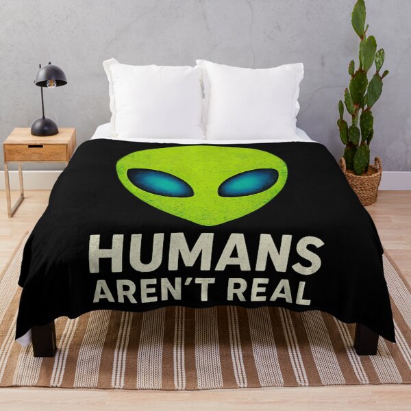 Item preview, Alien Funny Humans Aren T Real Cute Ufo designed and sold by SarahLorri.
