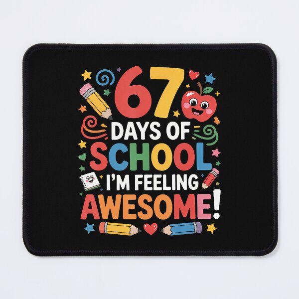 Item preview, 67 Days Of School Feeling Awesome Meme 100Th Day Of School designed and sold by JuanitaJulia.