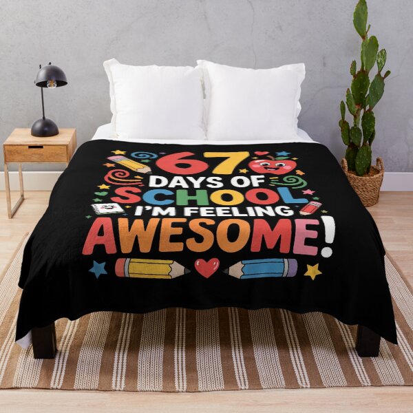Item preview, 67 Days Of School Feeling Awesome Meme 100Th Day Of School designed and sold by JuanitaJulia.