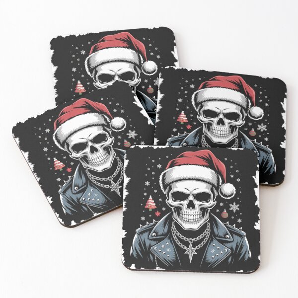 Item preview, skull Santa's Favorite Human  Merry Christmas squad Custom Christmas Gifts T-Shirts, Mugs & More Print on Demand Shop designed and sold by kaka8888.