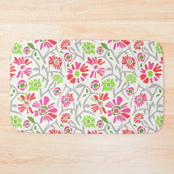 Item preview, Desert. Green and pink flowers on a light cream background designed and sold by Alex  Blud.