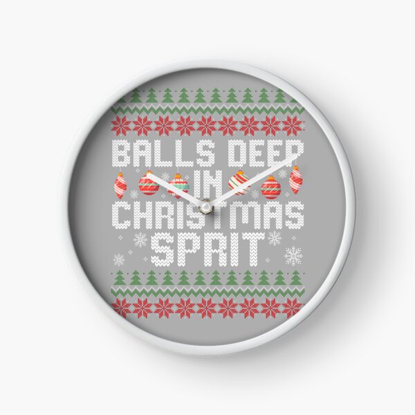 Item preview, Balls Deep in The Christmas Spirit Matching Couples Sweatshirt designed and sold by ArleneRowe.