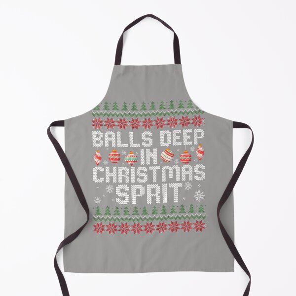 Item preview, Balls Deep in The Christmas Spirit Matching Couples Sweatshirt designed and sold by ArleneRowe.