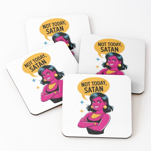 Item preview, Not Today, Satan – Bold Cartoon Attitude Art designed and sold by StormVape.