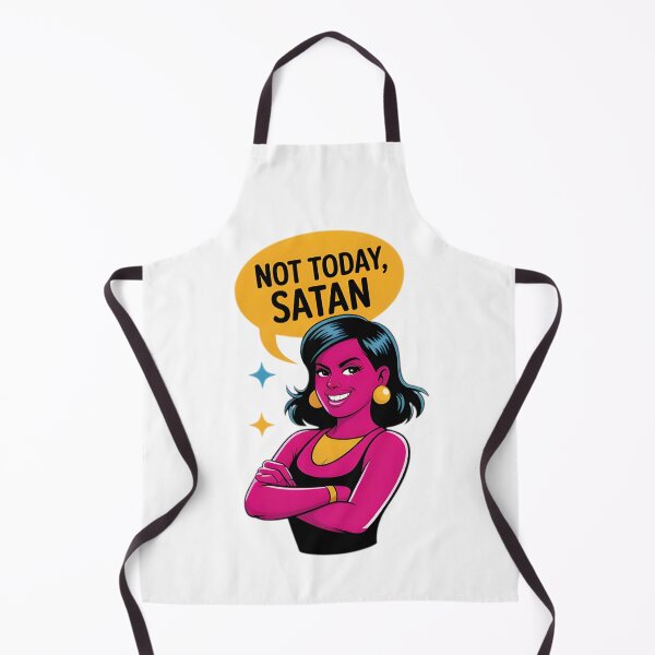 Item preview, Not Today, Satan – Bold Cartoon Attitude Art designed and sold by StormVape.