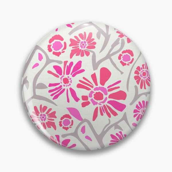 Item preview, Desert. Pink flowers on a light cream background designed and sold by Alex  Blud.