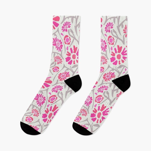 Item preview, Desert. Pink flowers on a light cream background designed and sold by Alex  Blud.