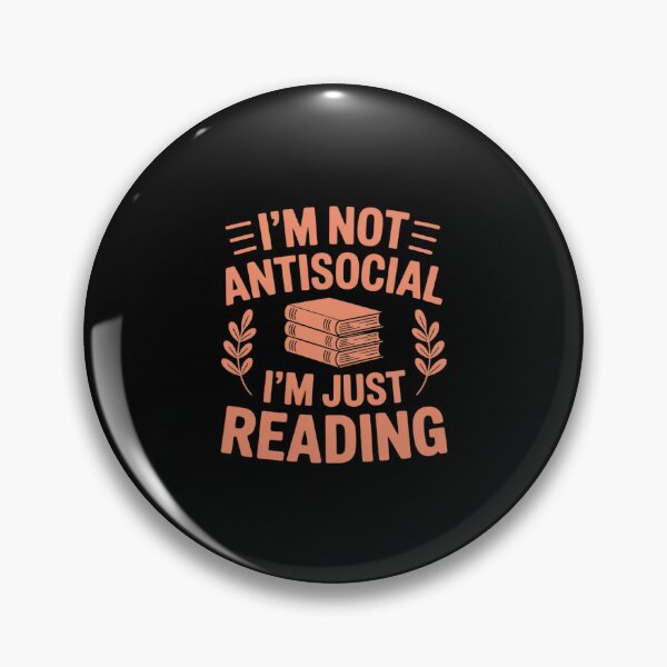 Item preview, Im Not Antisocial Im Just Reading Reading Books Teacher designed and sold by HardcoreTour.