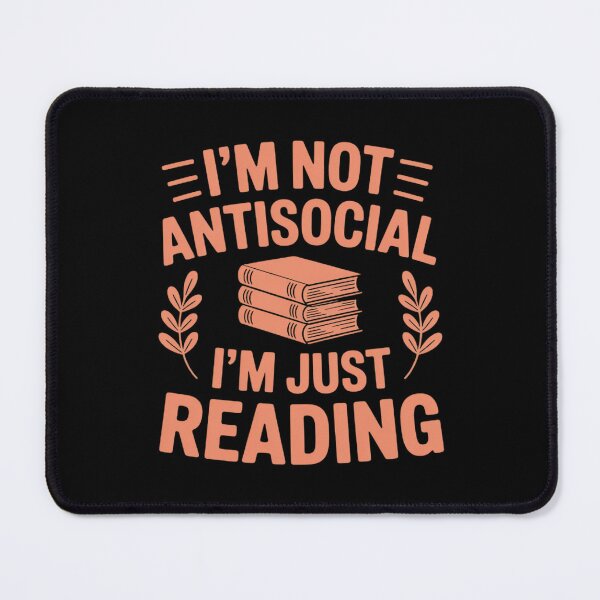 Item preview, Im Not Antisocial Im Just Reading Reading Books Teacher designed and sold by HardcoreTour.