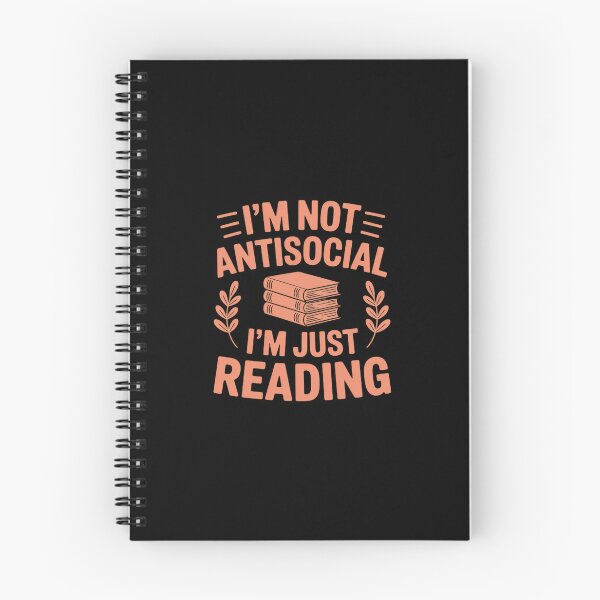 Item preview, Im Not Antisocial Im Just Reading Reading Books Teacher designed and sold by HardcoreTour.