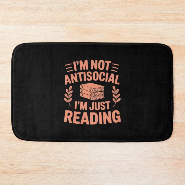 Item preview, Im Not Antisocial Im Just Reading Reading Books Teacher designed and sold by HardcoreTour.