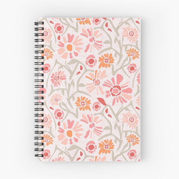 Item preview, Desert. Light coral flowers on a light cream background designed and sold by Alex  Blud.