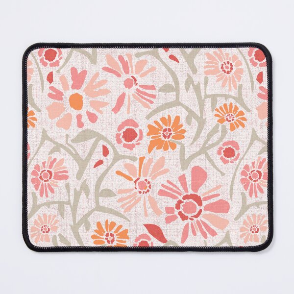 Item preview, Desert. Light coral flowers on a light cream background designed and sold by Alex  Blud.
