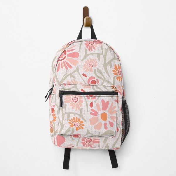 Item preview, Desert. Light coral flowers on a light cream background designed and sold by Alex  Blud.
